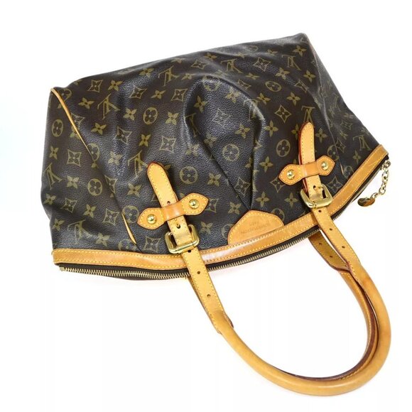 LOUIS VUITTON LV Tivoli GM Shoulder Bag Monogram Leather Brown - Picture 11 of 16